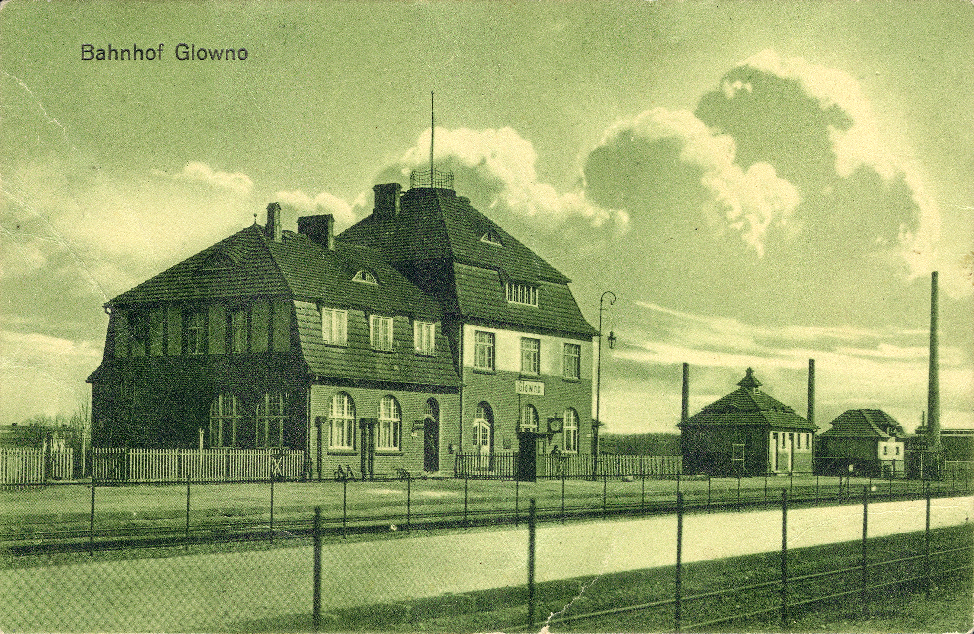 Dworzec kolejowy Poznań Wschód. Rok ok. 1911