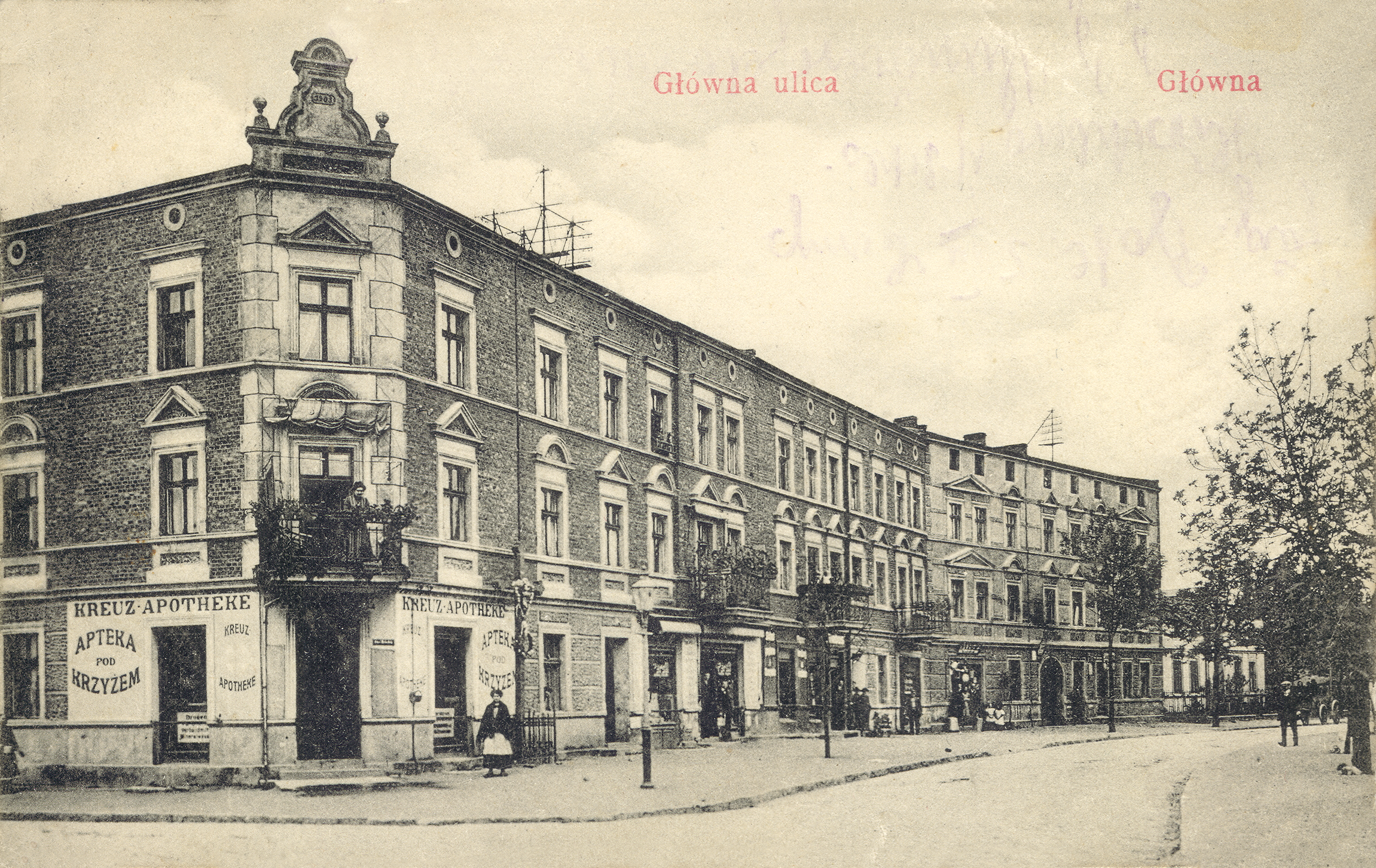 ul. Główna, Rynek Wschodni. Rok 1900-1925